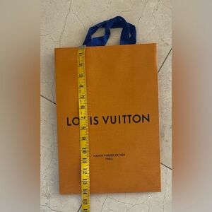 Louis Vuitton orange gift bag